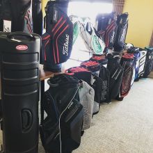 Need a new bag to start the year? We got lots of options and we are always happy to help you find the right one! #golfbags #proshop #teamdv #professionalstaff