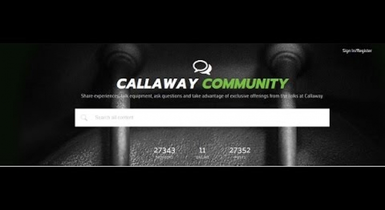 Join the Callaway Community for Exlcusive Callaway Access!