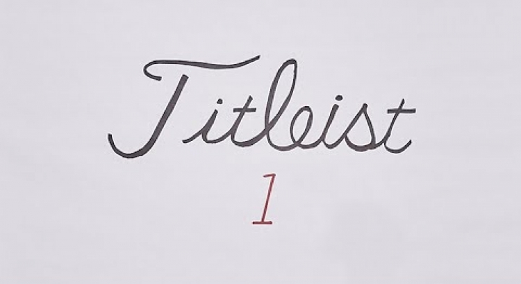 The History of the Titleist Script