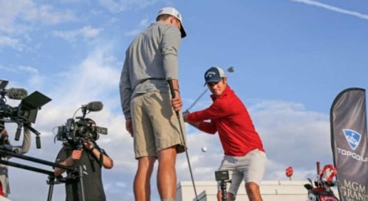 Golf Trick Shot: Bryan Bros Take On TopGolf Vegas