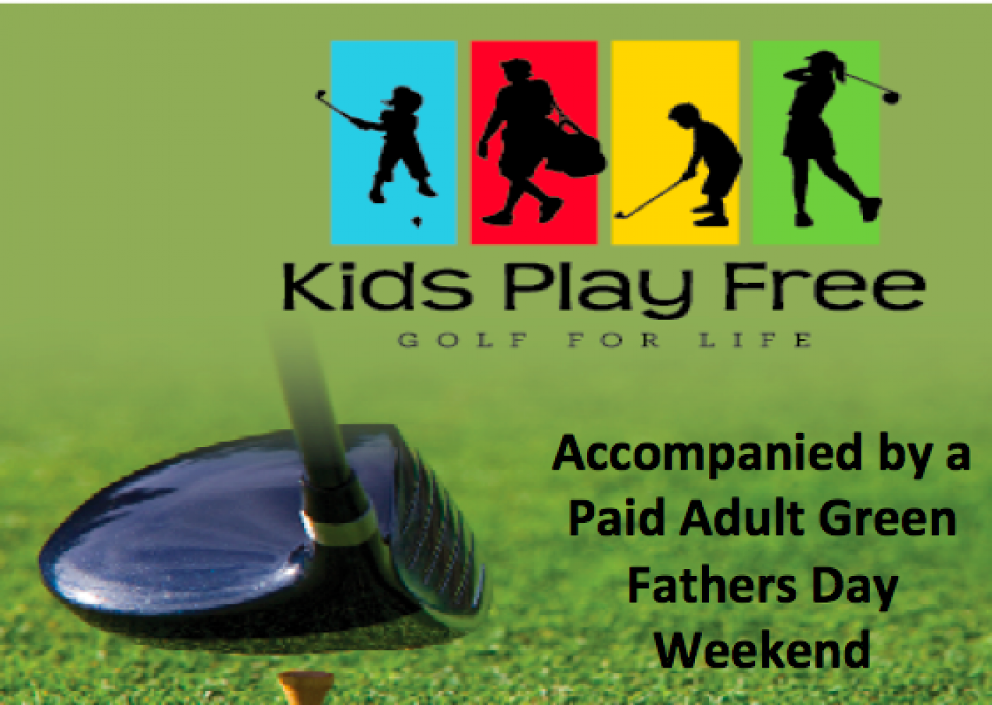 Kids Golf FREE Father's Day Weekend