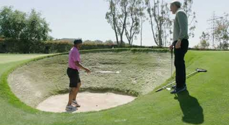 Links Golf Tips with Golden Tate: How to Hit Out of Pot Bunkers
