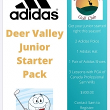 Calling all juniors! We have a great starter pack for the season! Talk to Sam to register for this great package!
#teamdv #juniorgolf