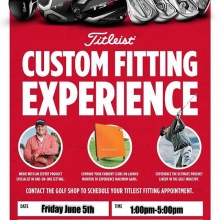 We are excited to host our first @titleistca fitting day this Friday from 1:00pm-5:00pm. To book your custom fitting please call the Pro Shop or talk to one of our @pgaofcanada professional staff. #teamtitleist #scottycameron #vokeywedges #SM8 #ThinkFast