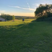 What a day! Course is #pigidypacked and golfers are enjoying a rare no wind 💨 day in #Regina. 
Evening tee times are now available until 7:00pm daily. Late Twilight runs from 6:00-7:00pm and is only $30 cart & range included. Hit the link in our bio to
