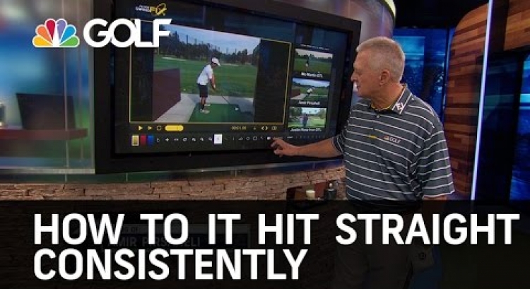 How to Hit the Club Up & Straight | Golf Channel