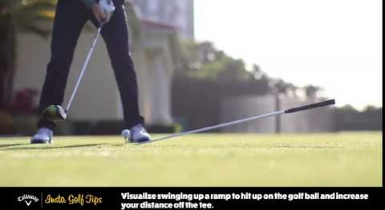 Insta Golf Tips - Hitting up With Driver
