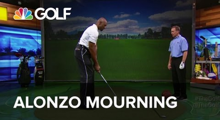 Alonzo Mourning Swing Drills - The Golf Fix | Golf Channel