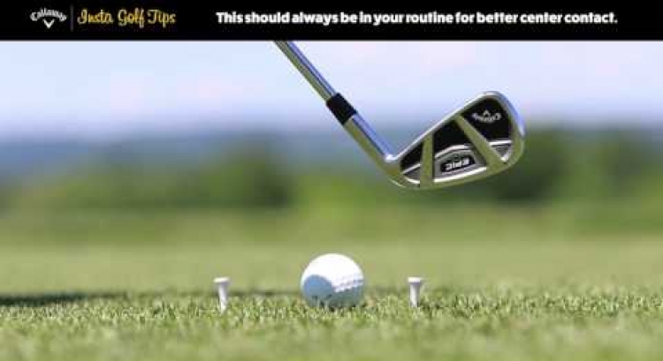 Insta Golf Tips- Center Contact With Irons
