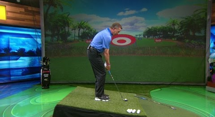 How to Chip Below Your Feet | Golf Channel