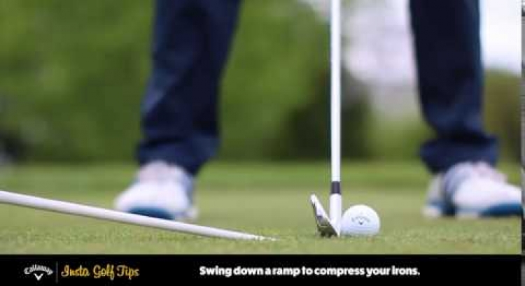 Insta Golf Tips - Hit Down With Irons