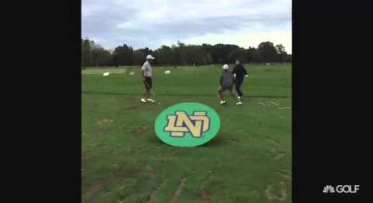 Notre Dame Trick Shots | Golf Channel..