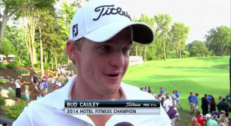 Bud Cauley on his win at the 2014 Hotel Fitness Championship
