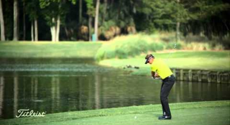 Ian Poulter golf swing in slow motion 4K