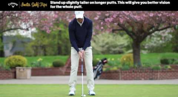 Insta Golf Tips - Tall Putting