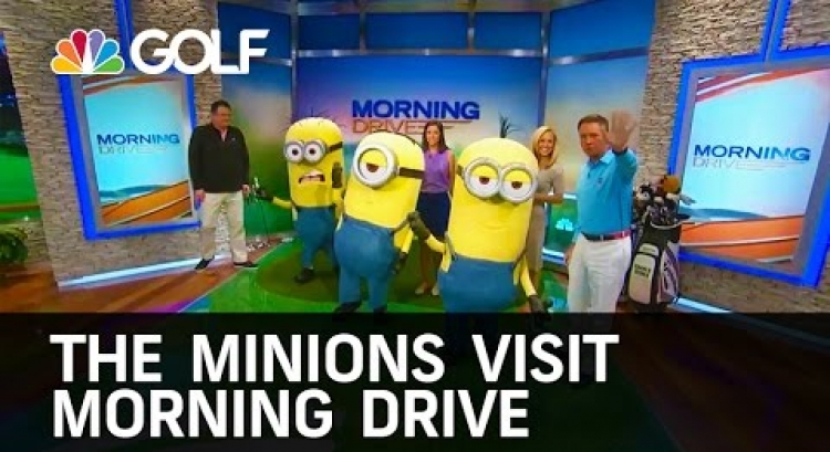 The Minions Visit Morning Drive! | Golf Channel