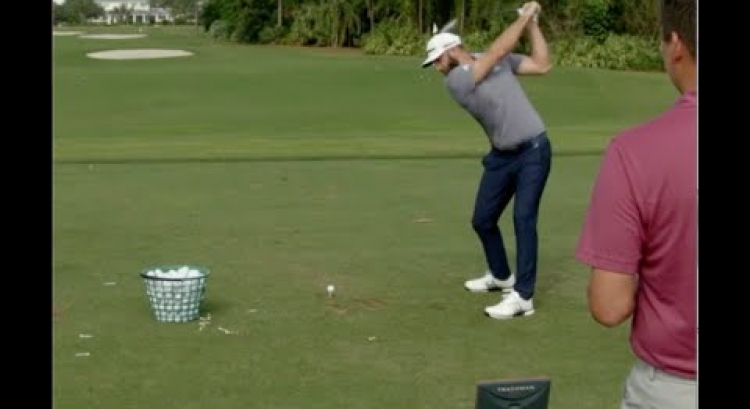 Dustin Johnson Hits it HOW FAR Left-Handed? | TaylorMade Golf