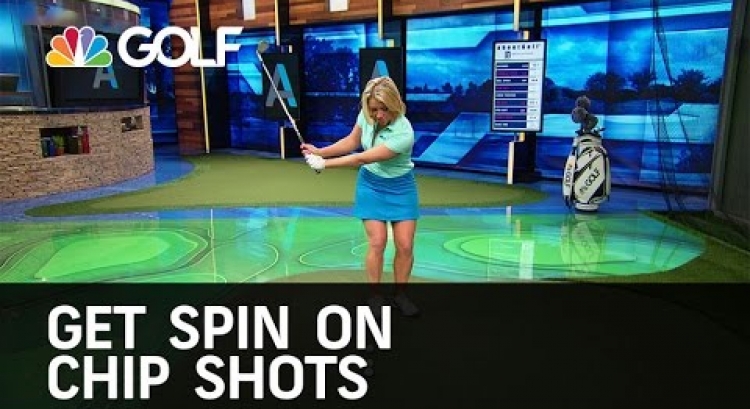 Get Spin on Chip Shots - Golf Channel Academy | Golf Channel