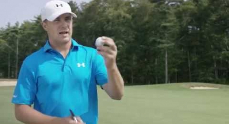 My Titleist: How Jordan Spieth marks his Pro V1x golf ball..