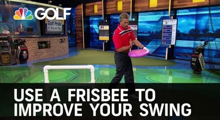 Frisbee Drill to Improve Your Swing | Golf Channel