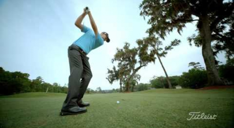 Bill Haas golf swing in slow motion 4K
